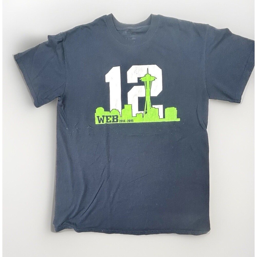 Port and company Seattle Seahawks 12 Skyline T-Shirt M
